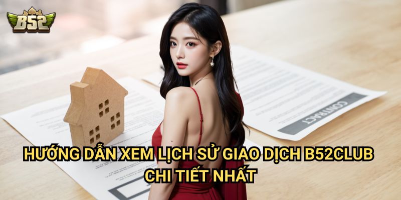 Xem lịch sử giao dịch B52club - Quản lý tài khoản dễ dàng 2 Hướng dẫn xem lịch sử giao dịch B52club chi tiết nhất