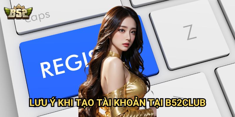 Đăng Ký B52club - Hướng dẫn tạo tài khoản nhanh chóng 2 Lưu ý khi tạo tài khoản tại B52club